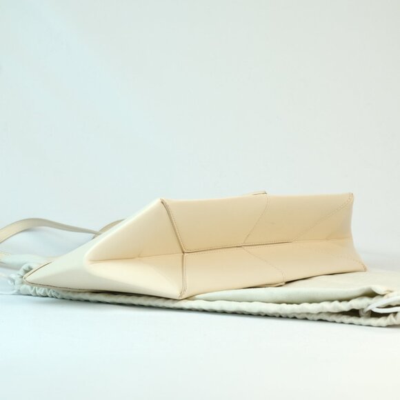 Loewe Puzzle Fold Cropped Tote Shoulder Bag, Ivory - Picture 13 of 16